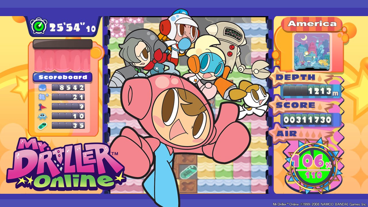 Mr. Driller porautuu Live Arcadeen