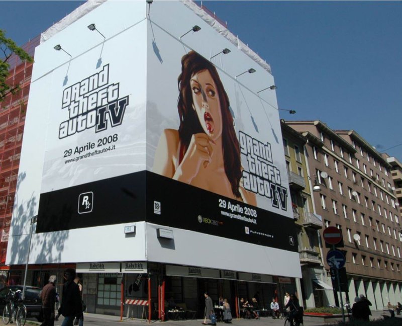 GTA IV:llä massiivinen ulkomainontakampanja
