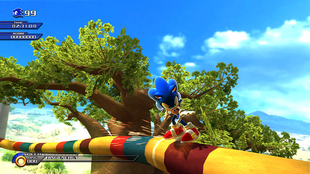 Wiin Sonic Unleashed eroaa PS3/Xbox 360 -versioista