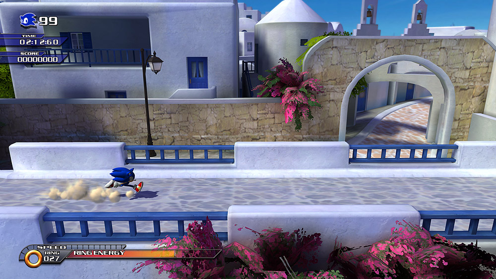 Wiin Sonic Unleashed eroaa PS3/Xbox 360 -versioista