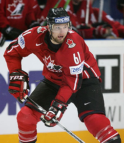 Rick Nash NHL 2k9:n kanteen
