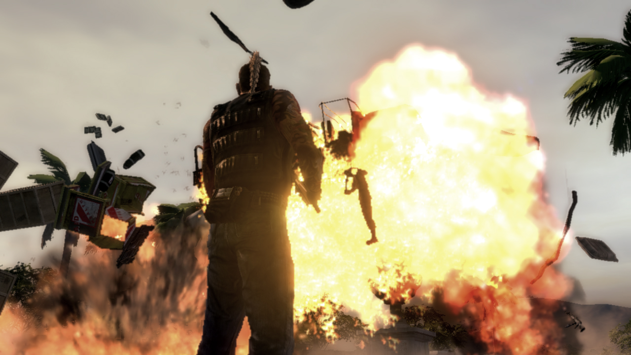 Mercenaries 2 nostaa täystuhon mittakaavaa