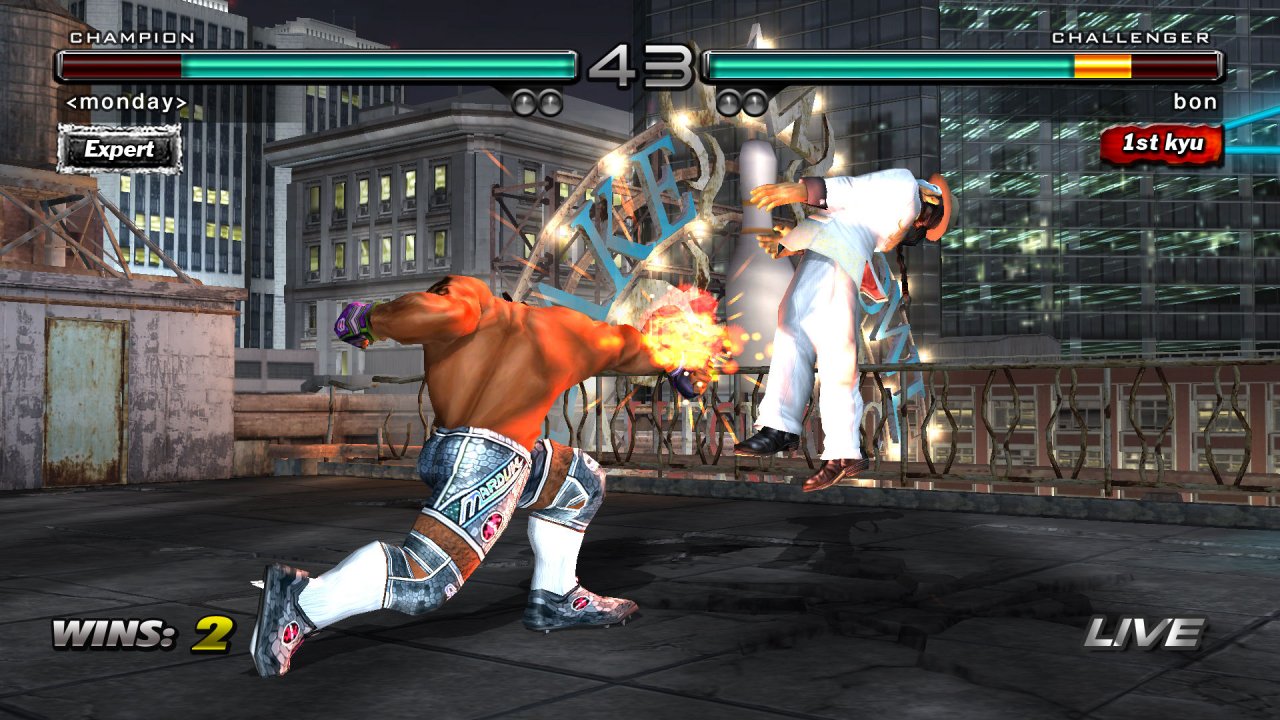Ilmoittaudu Tekken 5: DR-turnaukseen