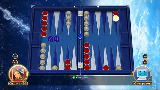 Hardwood Backgammon