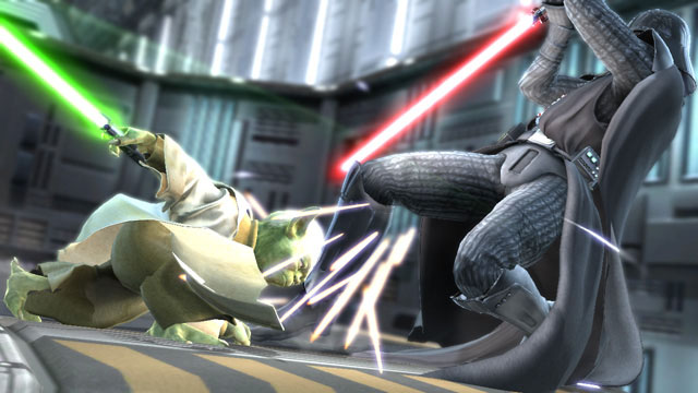 Soulcaliburin Yoda PS3:lle ja Darth Vader X360:lle
