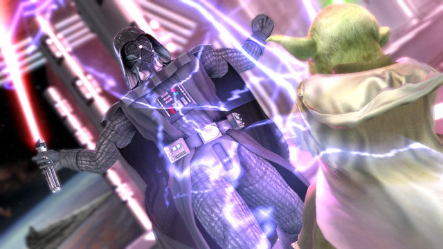 Soulcaliburin Yoda PS3:lle ja Darth Vader X360:lle