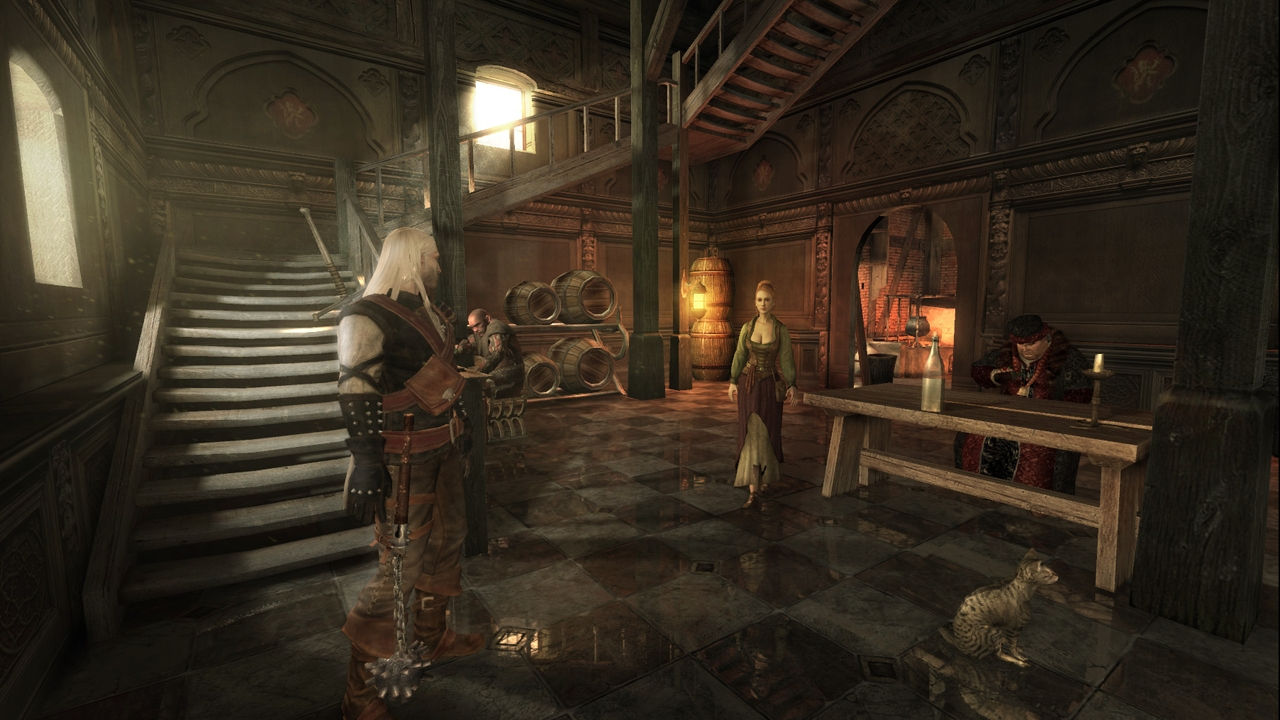 Kuvia The Witcherin konsoliversiosta