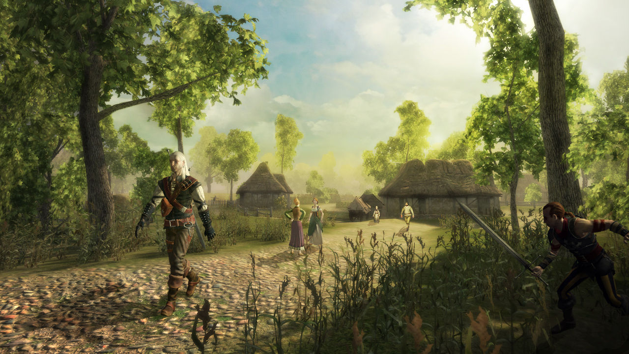 Kuvia The Witcherin konsoliversiosta