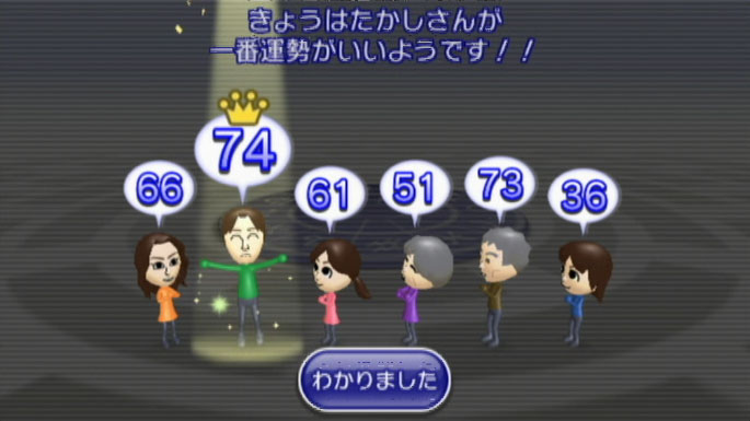 Japanin Wii-pelaajat pääsevät ennustajan pakeille