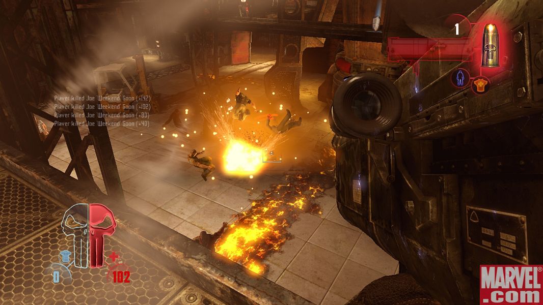 PS3:n Punisher-pelin ekat kuvat