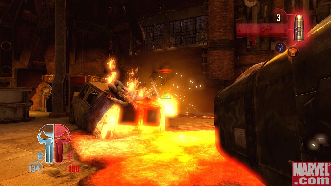 PS3:n Punisher-pelin ekat kuvat