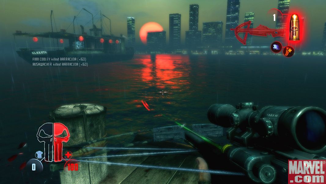 PS3:n Punisher-pelin ekat kuvat