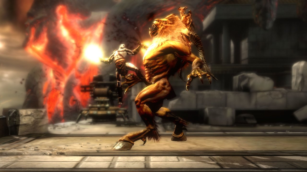 God of War III:n kuvamateriaalia