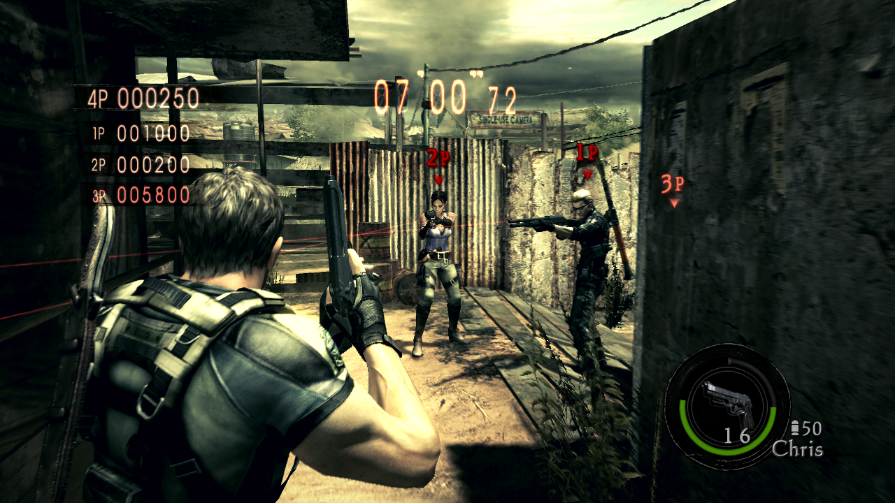 Resident Evil 5:een myös pelaajien välistä mittelöä