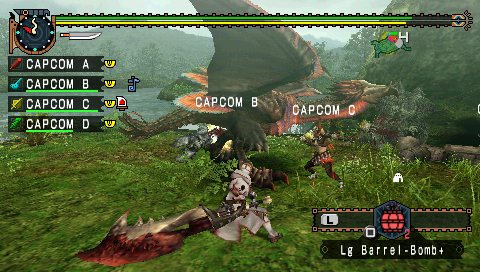 PSP:n Monster Hunterista demo