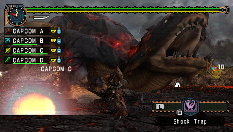 PSP:n Monster Hunterista demo