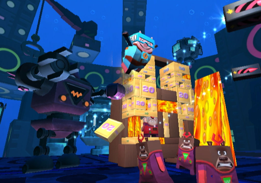 Boom Blox Bash Partyn kehittäjien tasoeditori pelaajien käyttöön