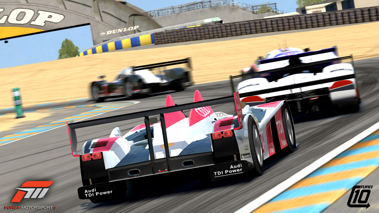 Le Mans -autoilua Forza 3:ssa