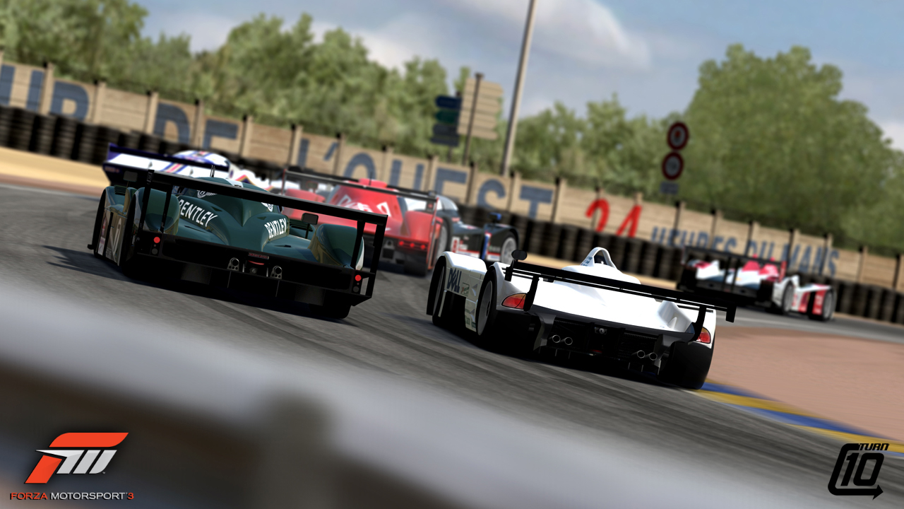 Le Mans -autoilua Forza 3:ssa