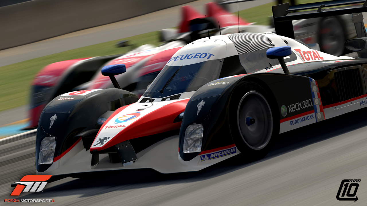 Le Mans -autoilua Forza 3:ssa