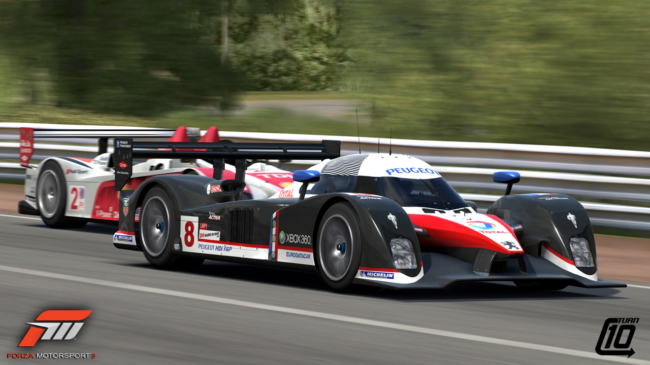 Le Mans -autoilua Forza 3:ssa