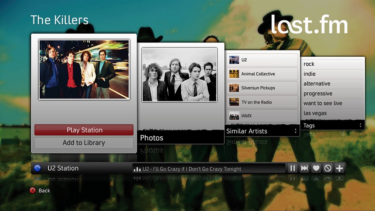 Xbox 360:n Last.fm-palvelusta lisätietoja