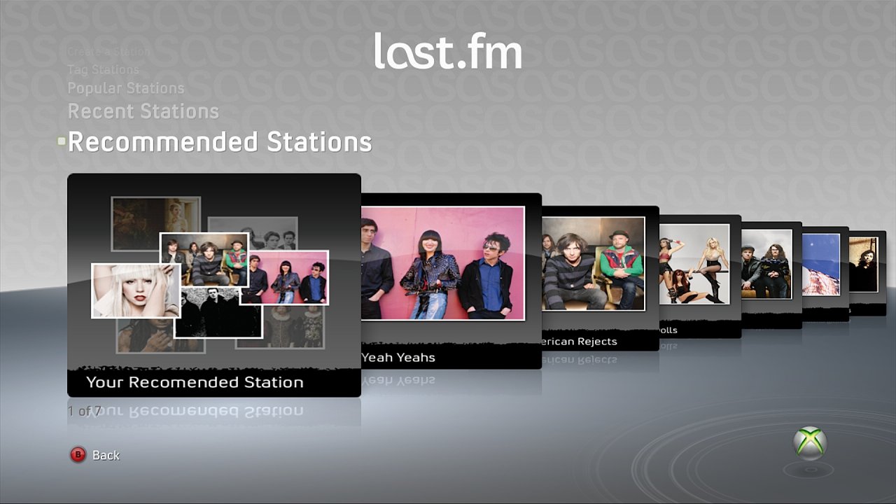 Xbox 360:n Last.fm-palvelusta lisätietoja