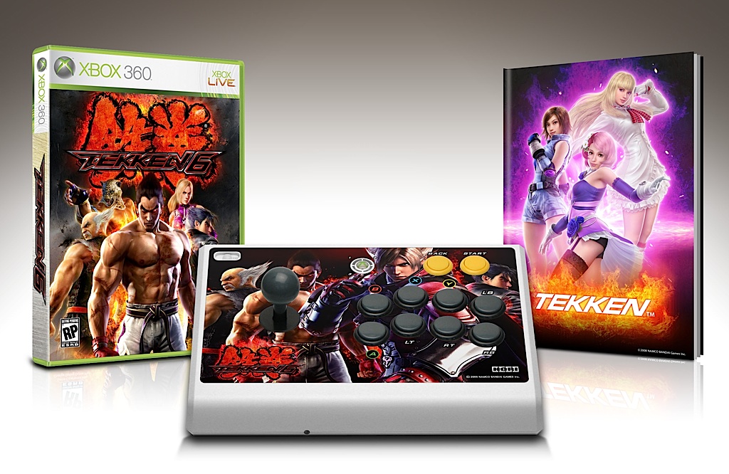 Tekken 6:n erikoispainoksessa langaton arcade-tikku
