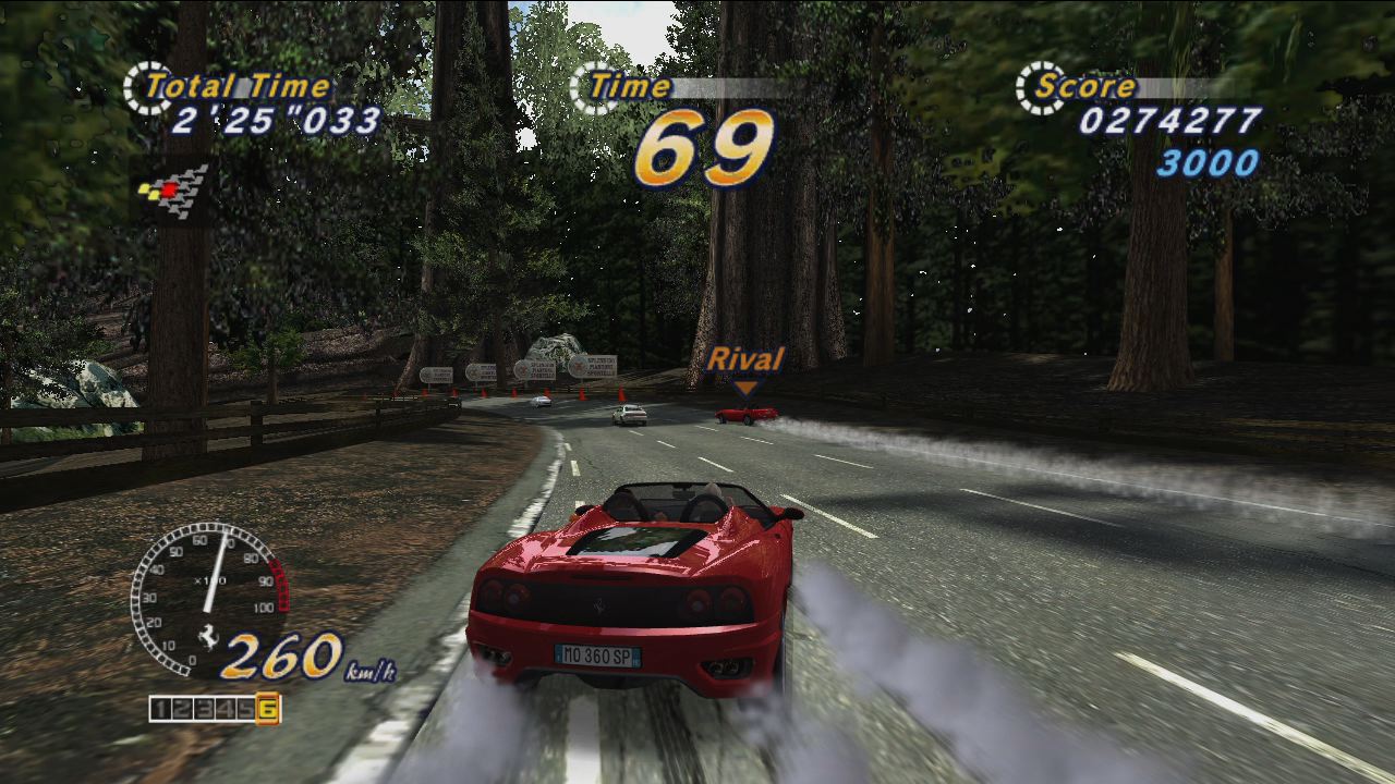OutRun kurvaili Live Arcadeen