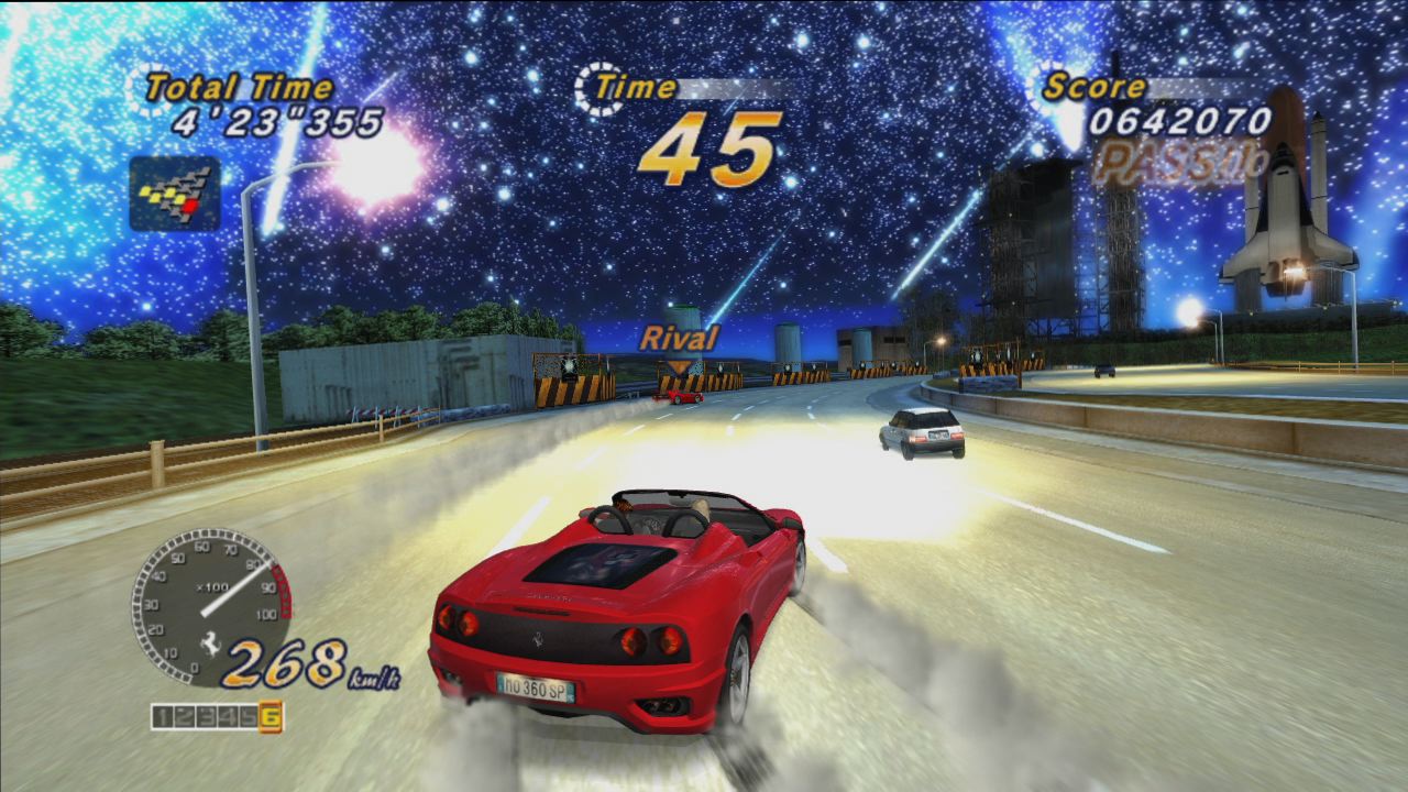 OutRun kurvaili Live Arcadeen