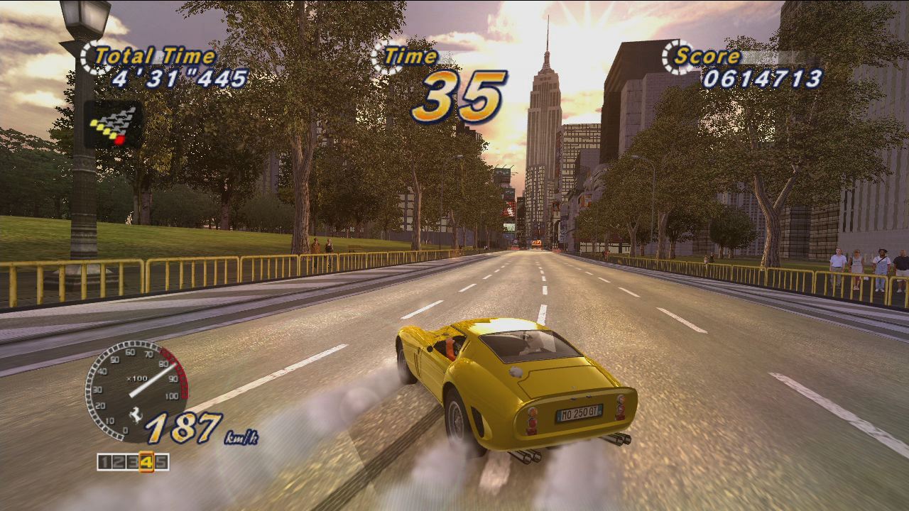 OutRun kurvaili Live Arcadeen