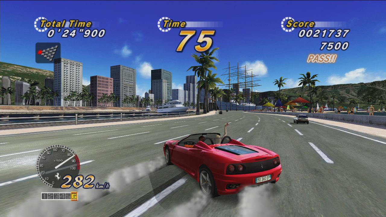 OutRun kurvaili Live Arcadeen