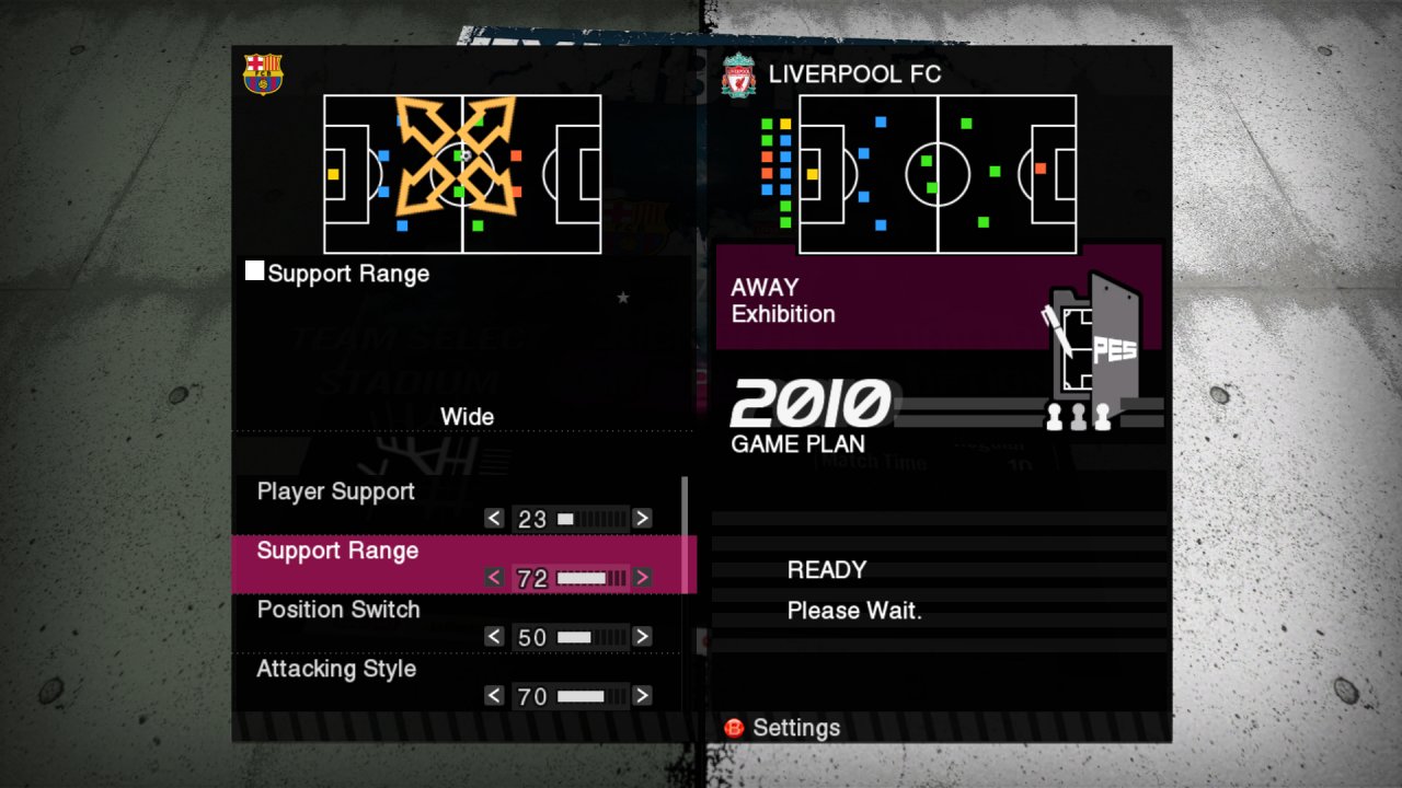 Kuvamateriaalia Pro Evolution Soccer 2010:sta
