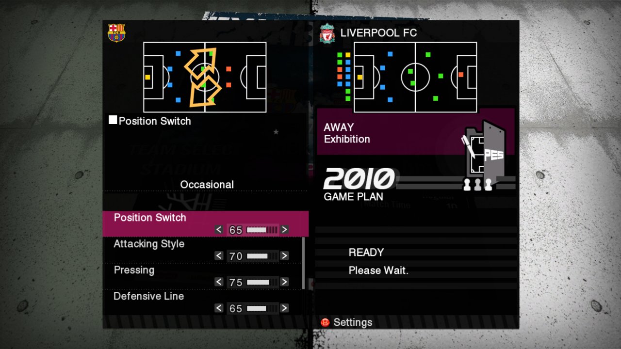 Kuvamateriaalia Pro Evolution Soccer 2010:sta