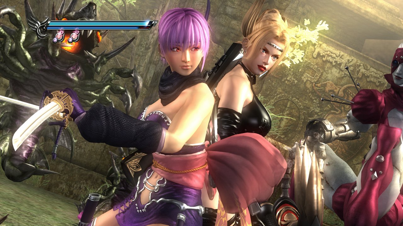 Kuvia Ninja Gaiden Sigma 2:n yhteistyöpelistä