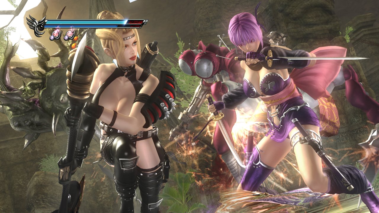 Kuvia Ninja Gaiden Sigma 2:n yhteistyöpelistä