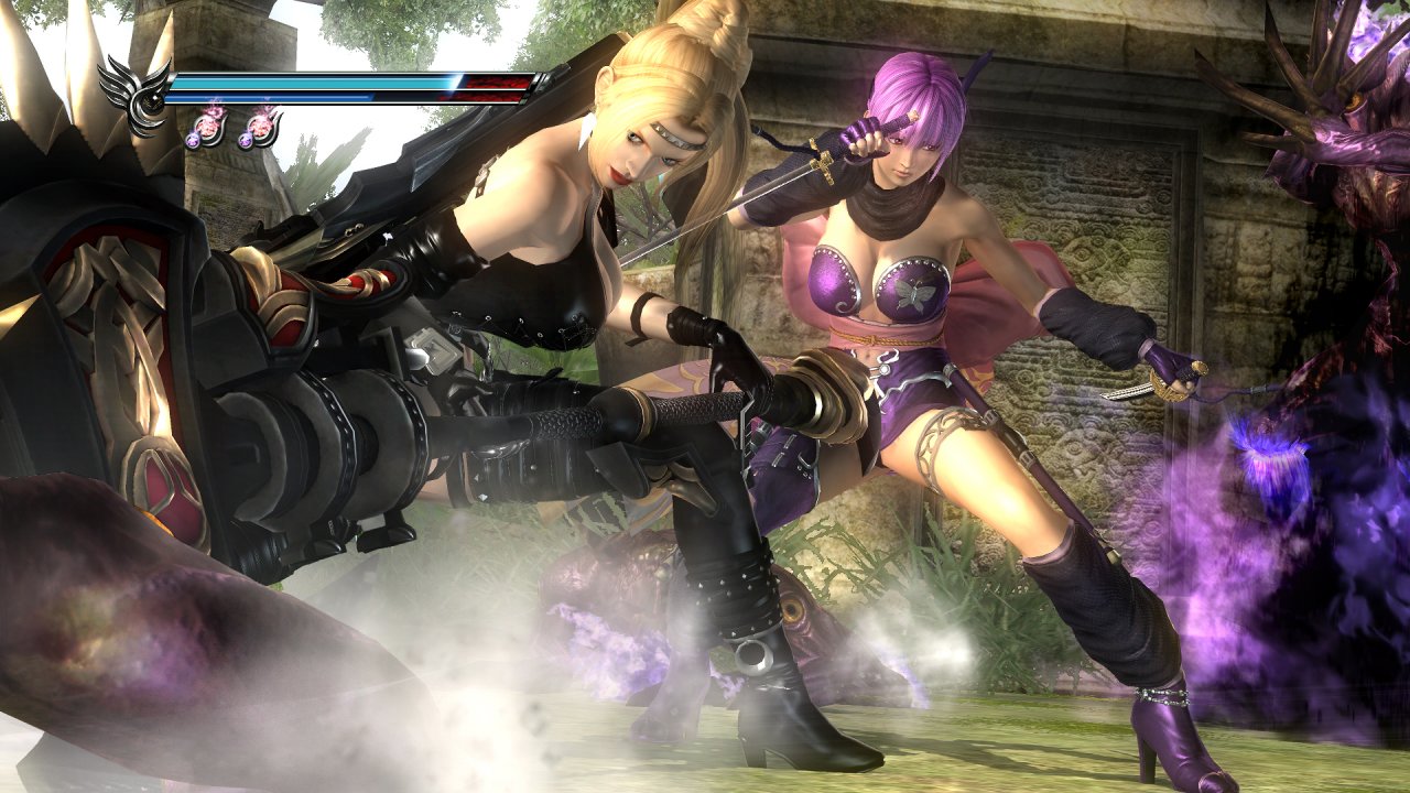 Kuvia Ninja Gaiden Sigma 2:n yhteistyöpelistä