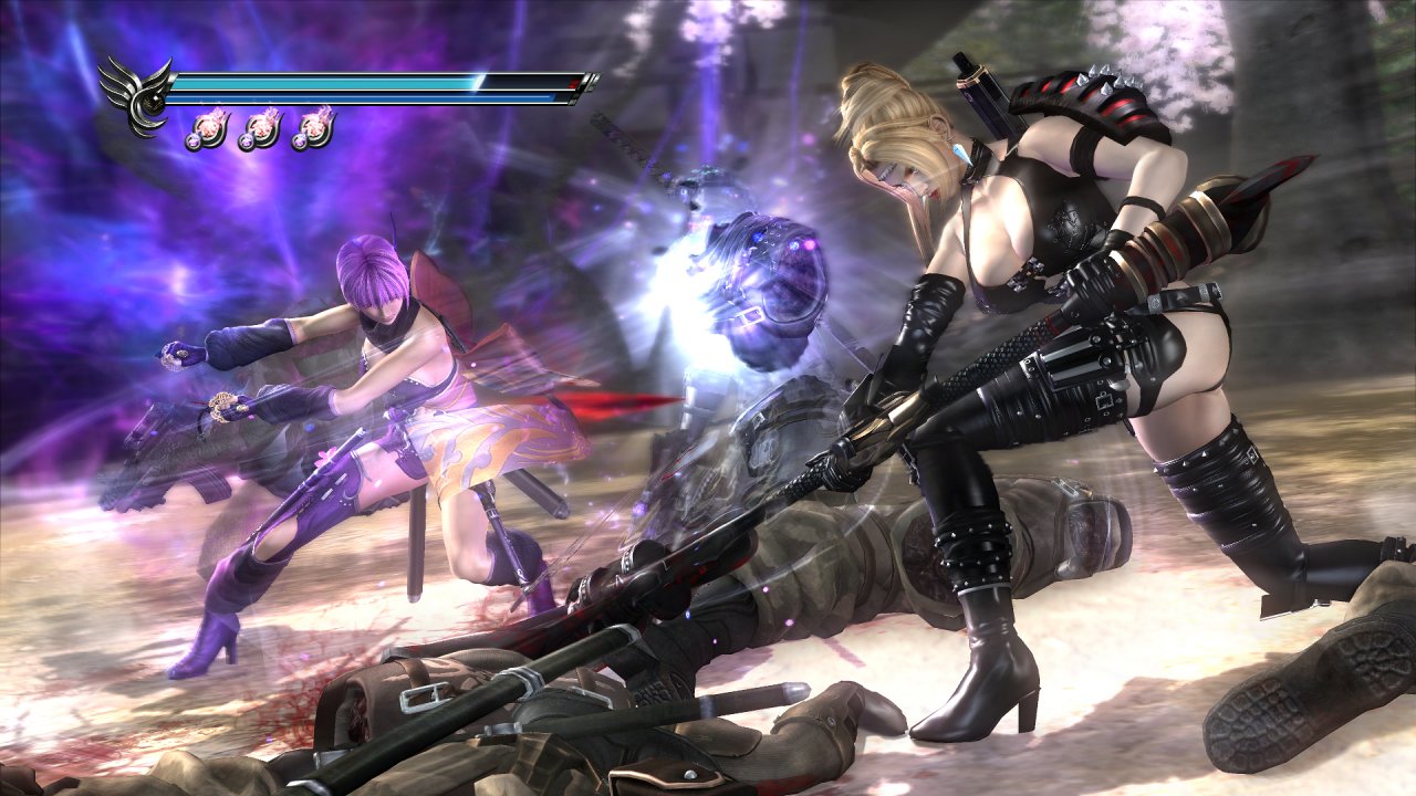 Kuvia Ninja Gaiden Sigma 2:n yhteistyöpelistä