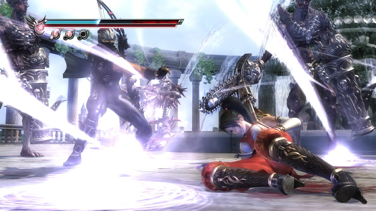 Kuvia Ninja Gaiden Sigma 2:n yhteistyöpelistä