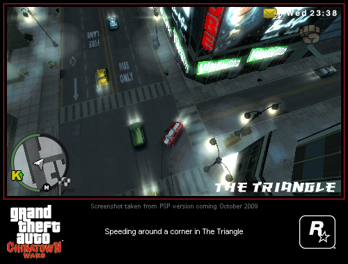 Kuvia PSP:n GTA: Chinatown Warsista