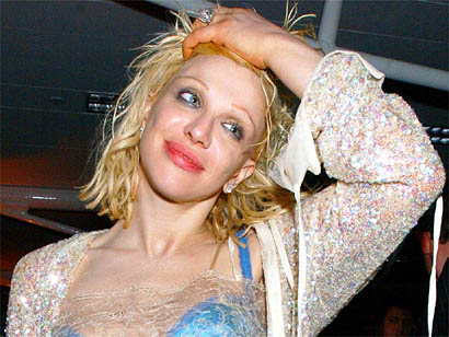 Courtney Love raivoissaan digitaali-Kurtista