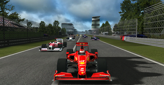 F1 2009 -pelin Monza-kierros videolla