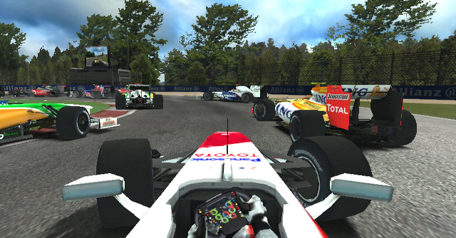 F1 2009 -pelin Monza-kierros videolla
