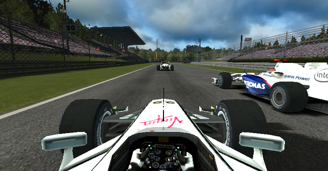 F1 2009 -pelin Monza-kierros videolla