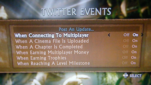 Uncharted 2:n saavutukset automaattisesti Twitteriin