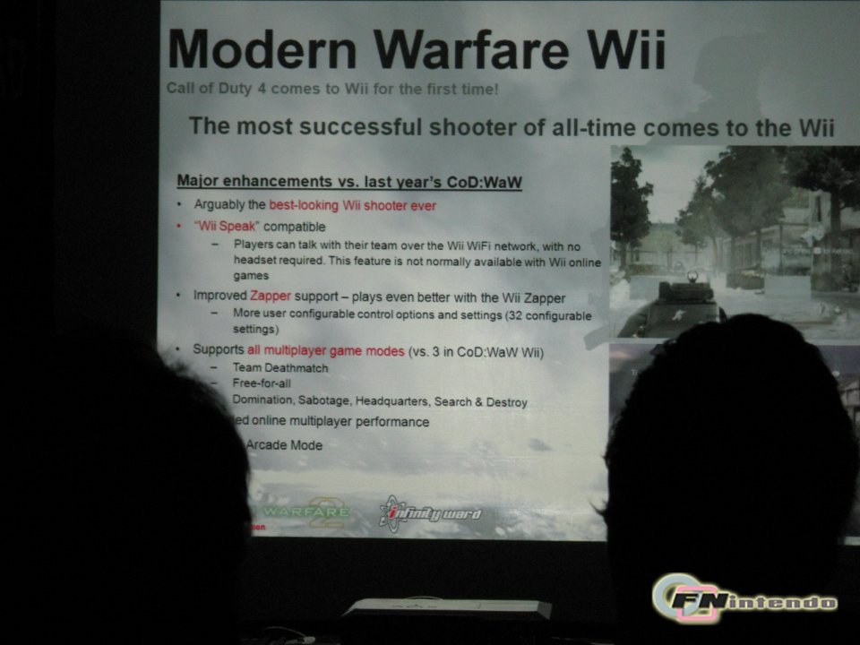 Huhu: Modern Warfareen tulossa WiiSpeak -tuki