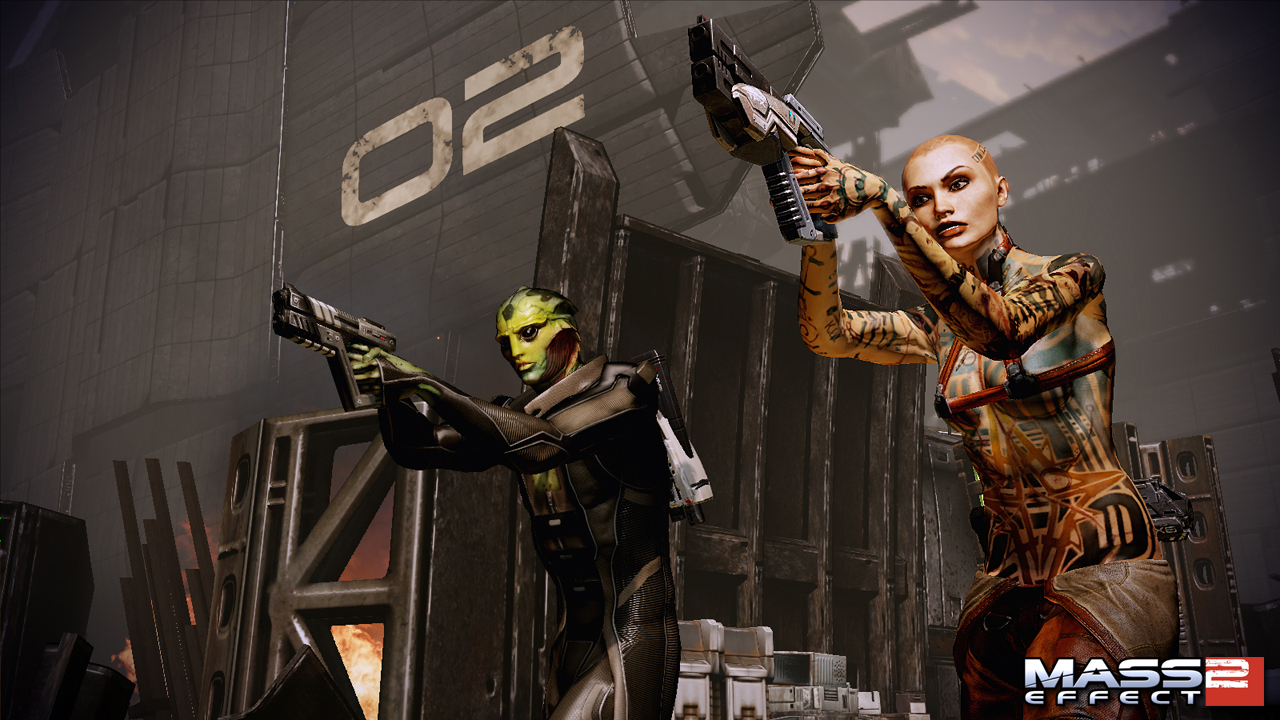 Kuvia Mass Effect 2:n rajusta naishahmosta