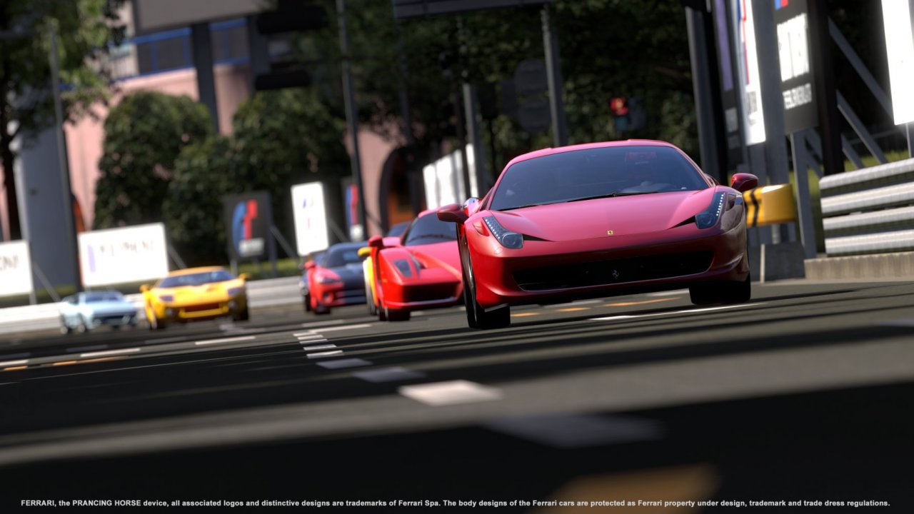 GT5:n Ferrareista ja Lamborghineista lisää kuvia