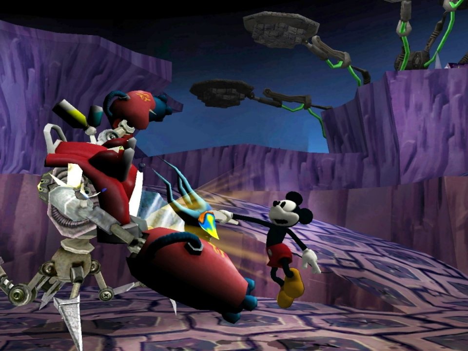 Epic Mickeyn ensimmäiset kuvakaappaukset