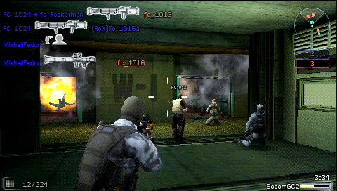 PSP:n SOCOM 3:ssa 16-pelaajan moninpeli